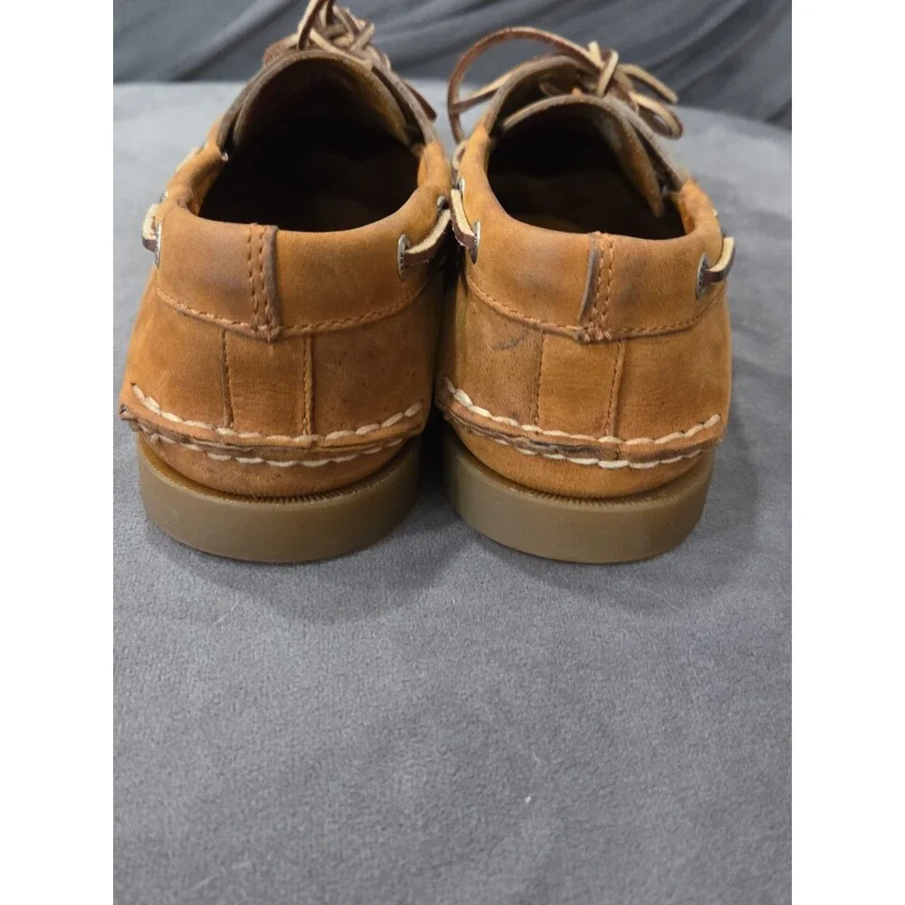 Sperry Top-Sider Authentic Original 2-Eye Boat Shoes Men's Size 11 Brown Leather